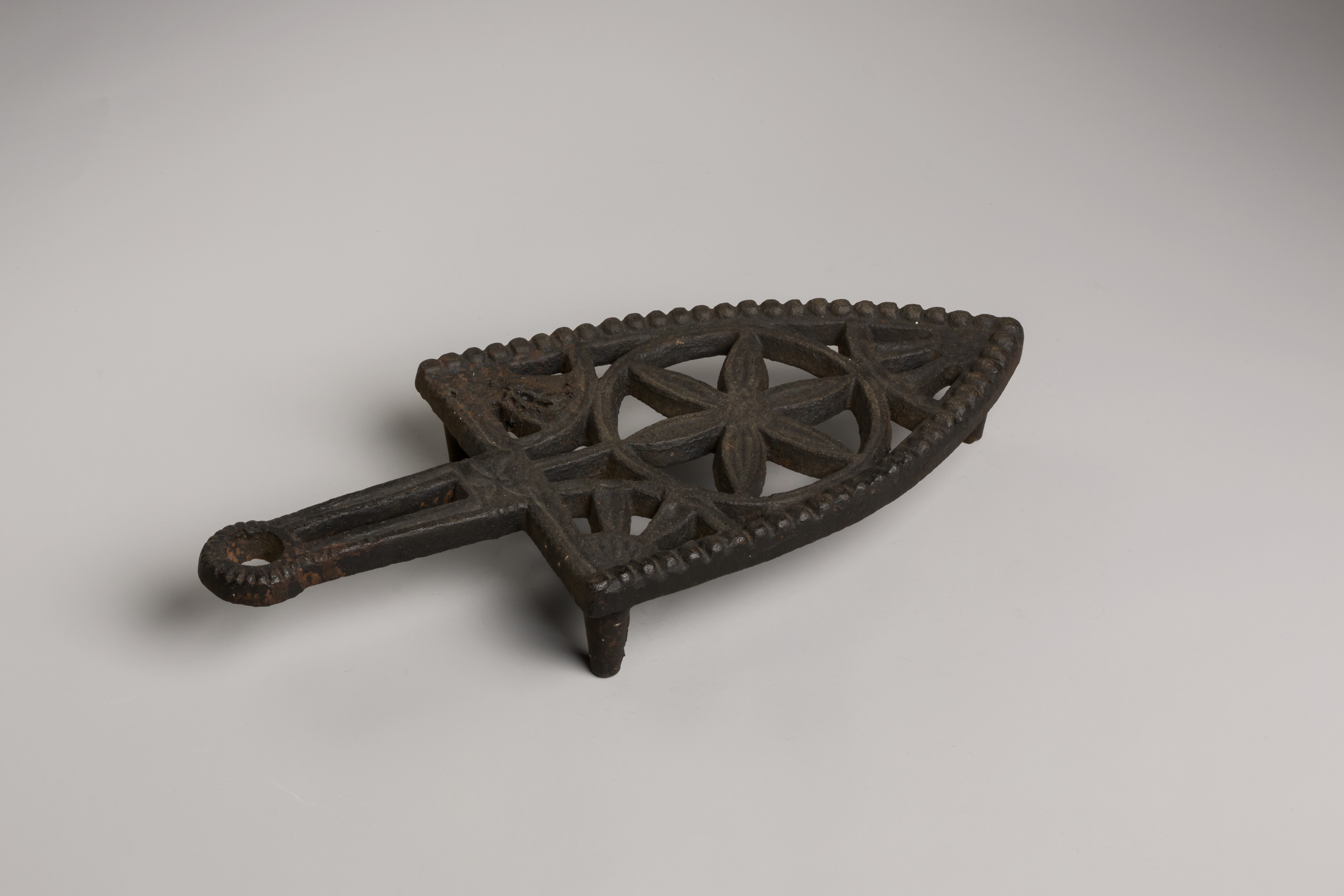 Antique Cast Iron Decorative Trivet