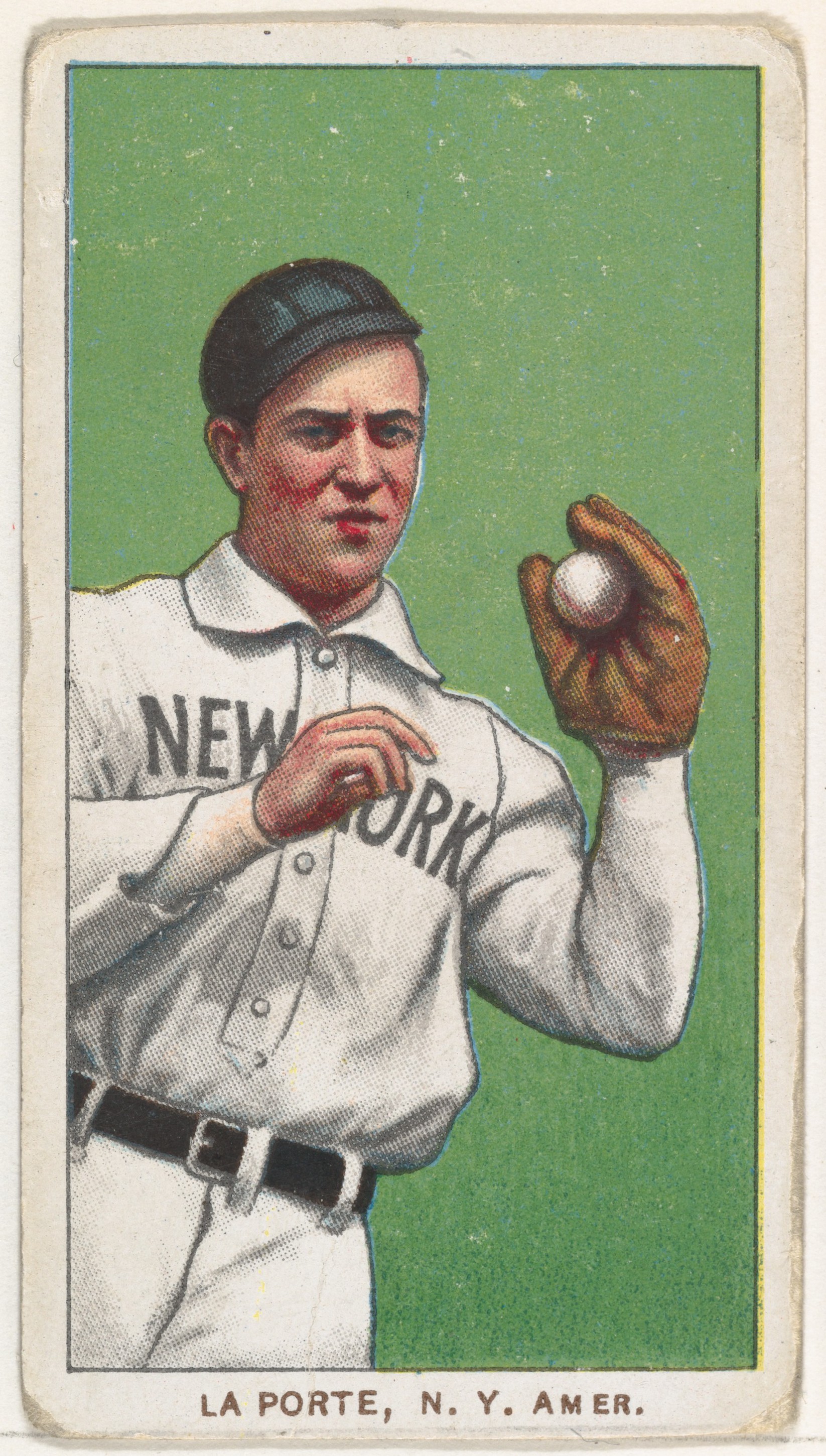 Vintage La Porte New York Baseball Card