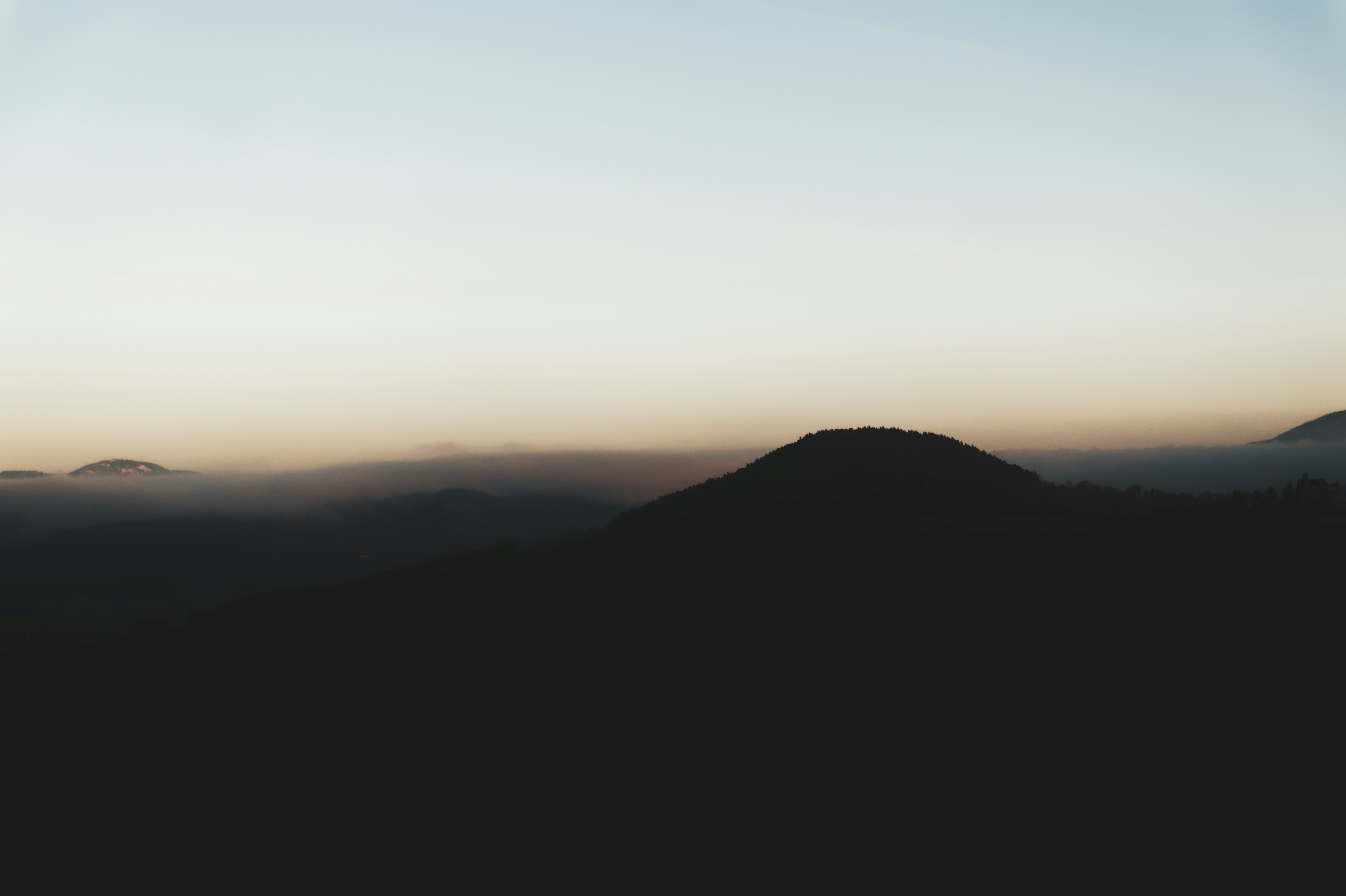 Mountains Above Morning Fog