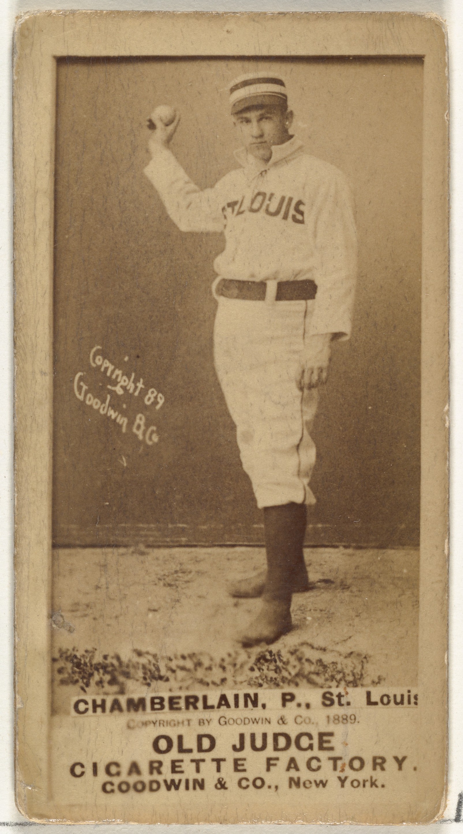 1889 Old Judge St. Louis Baseball Card