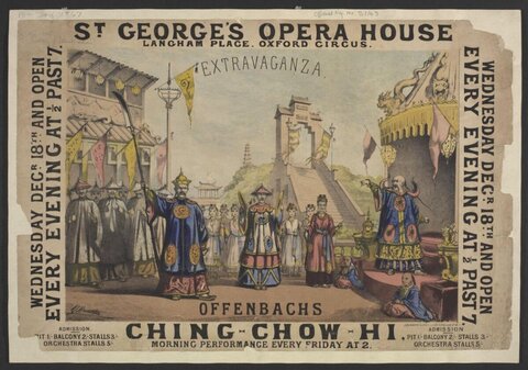Vintage Ching-Chow-Hi Opera Poster