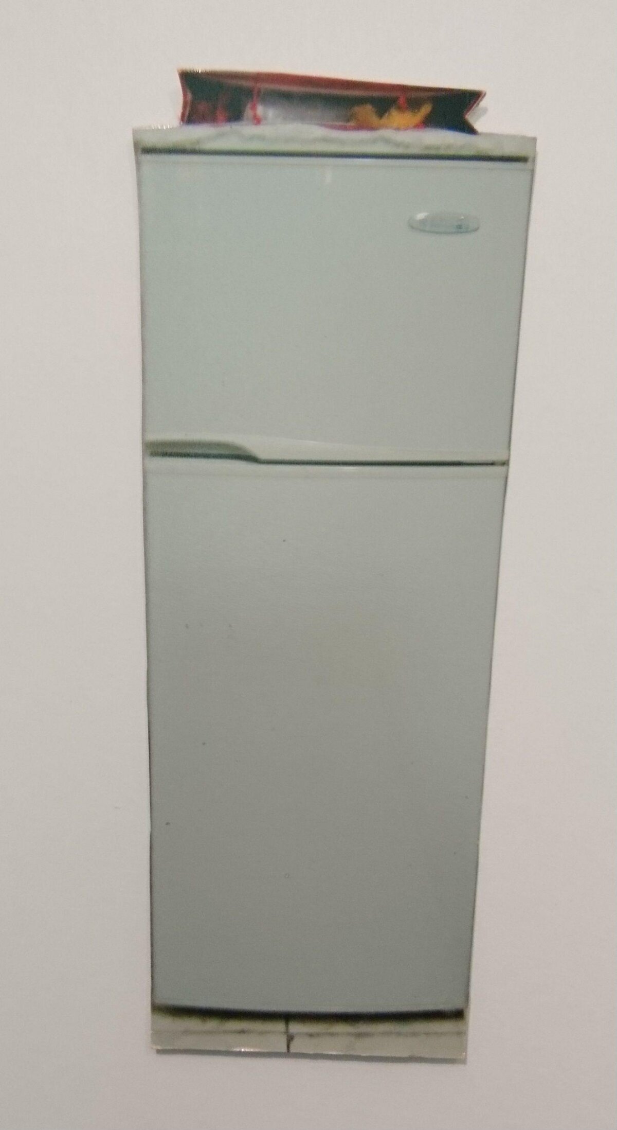 Light Gray Double Door Refrigerator