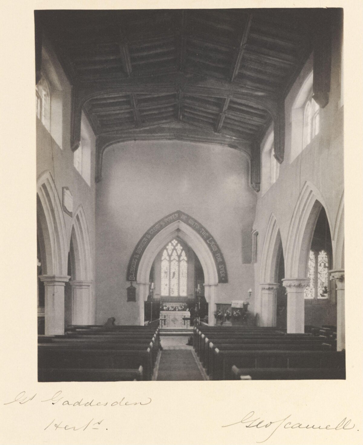 Gaddesden Church Interior