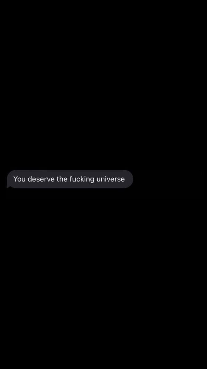 Text Bubble Message on Black Background