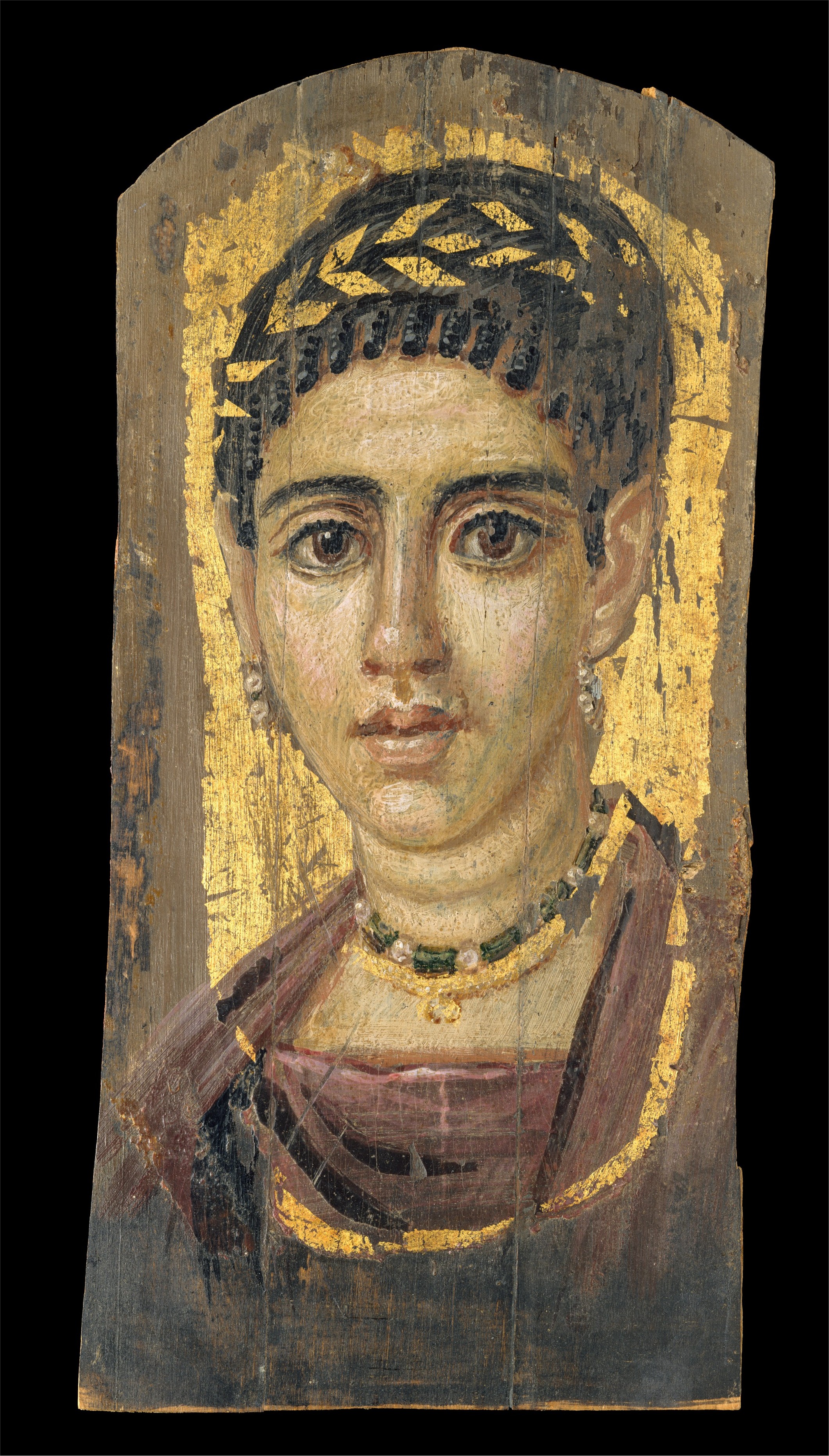 Ancient Fayum Portrait of a Woman
