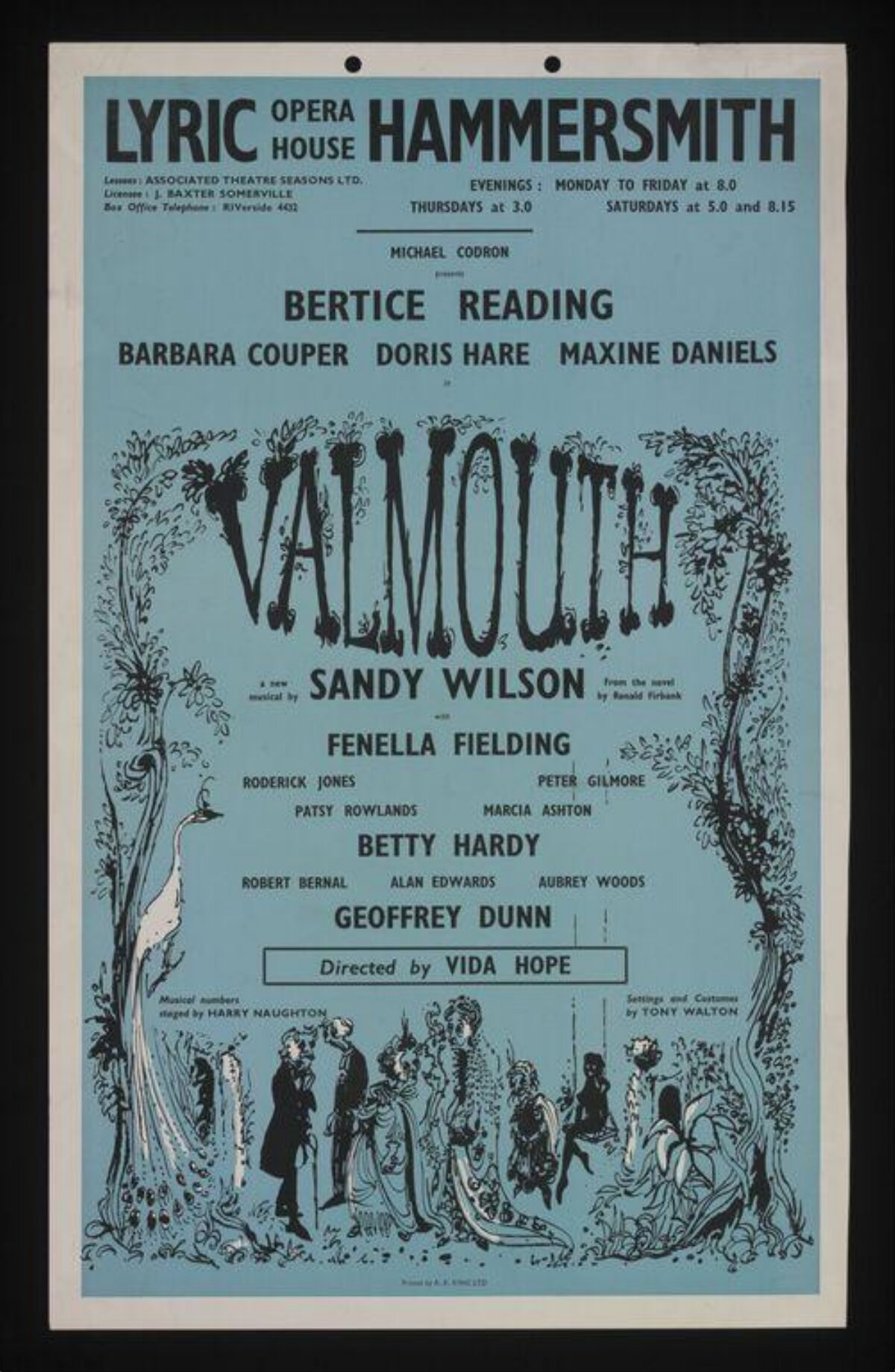 Valmouth Musical Theatre Poster
