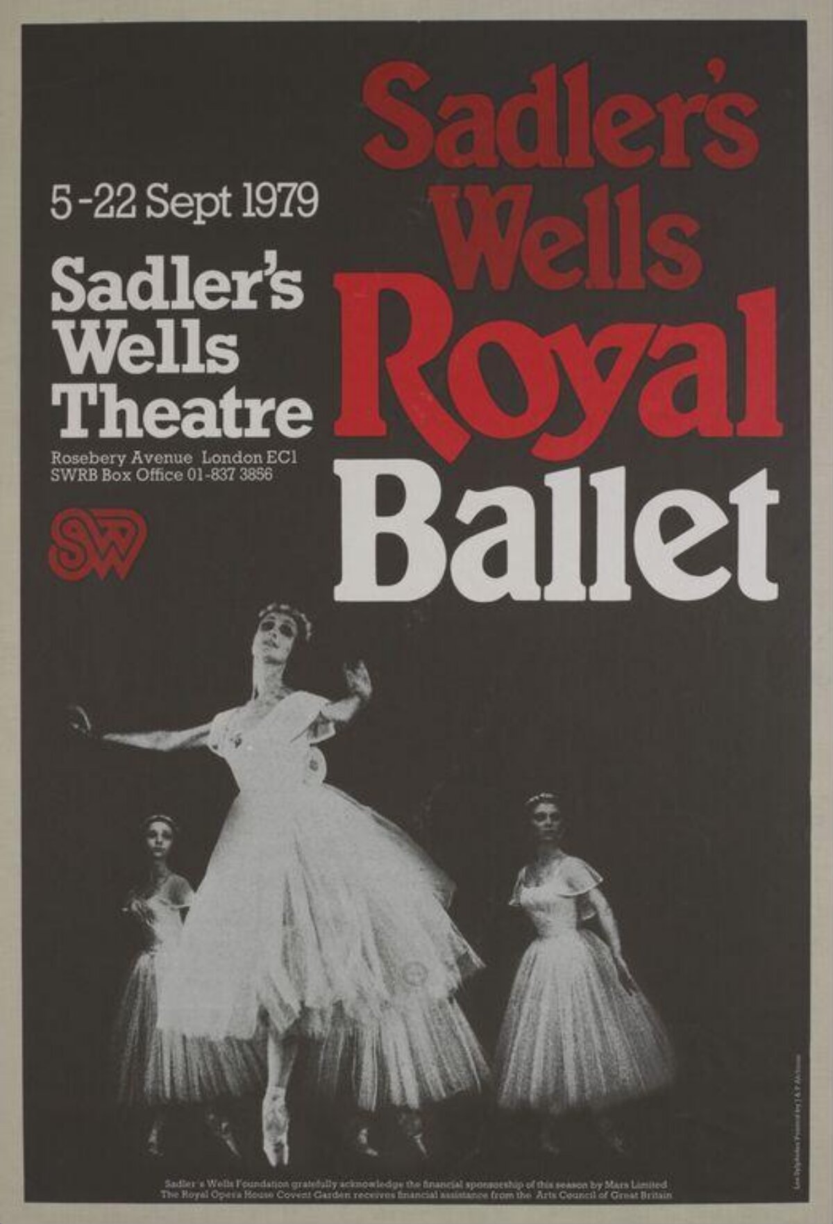 1979 Sadler's Wells Royal Ballet Poster
