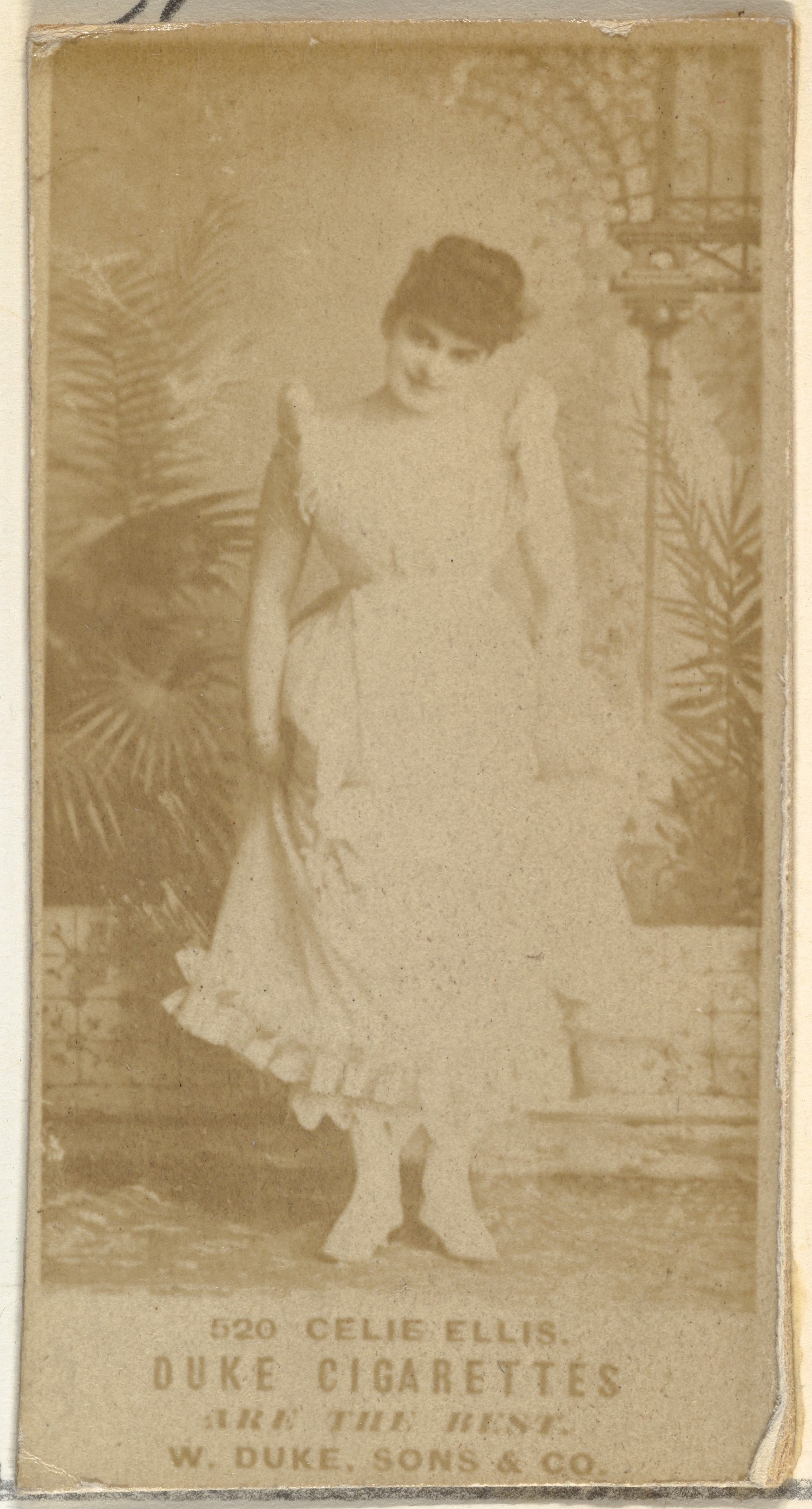Vintage Duke Cigarette Card of Celie Ellis