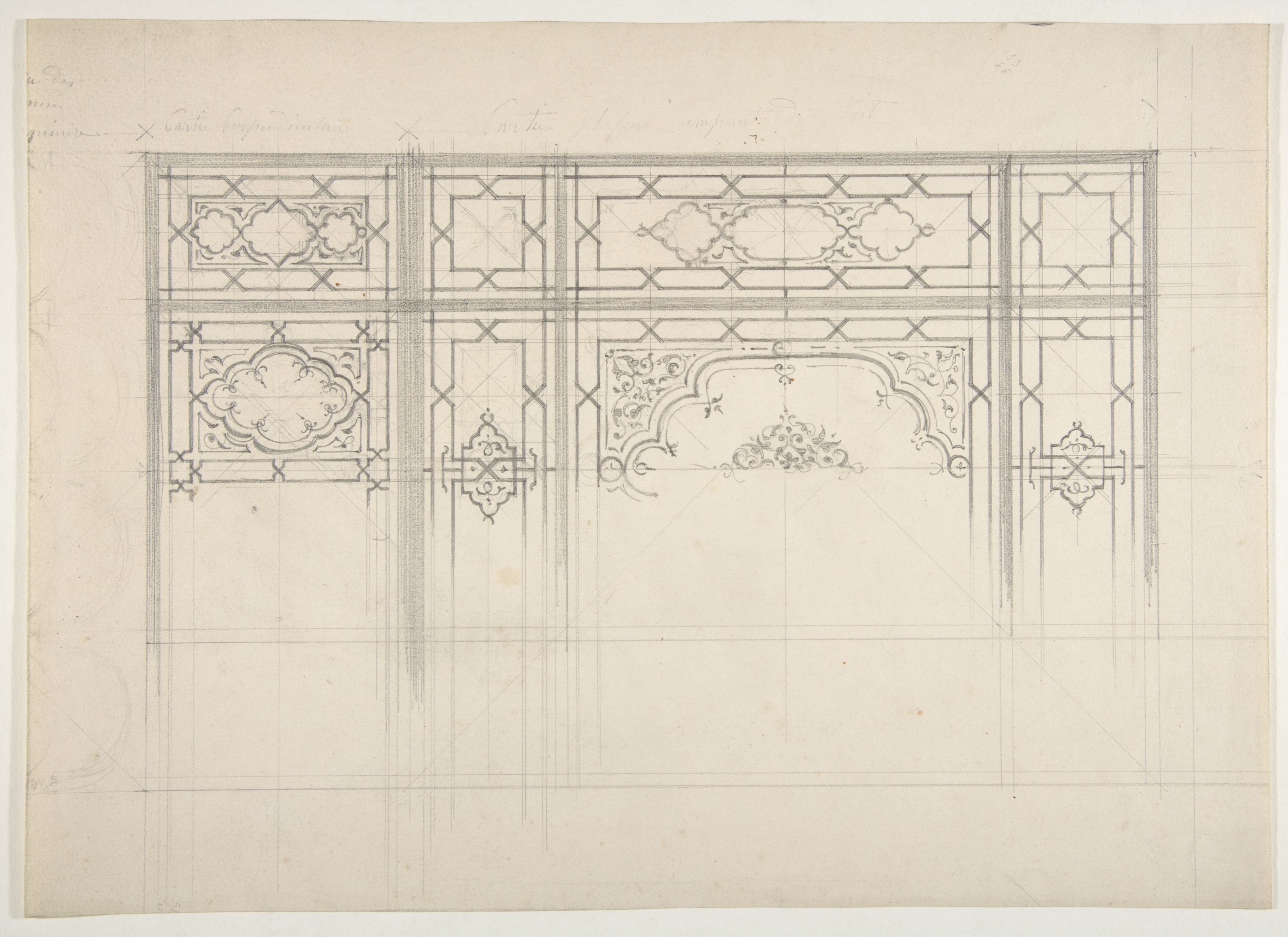 Ornamental Grille Design Sketch