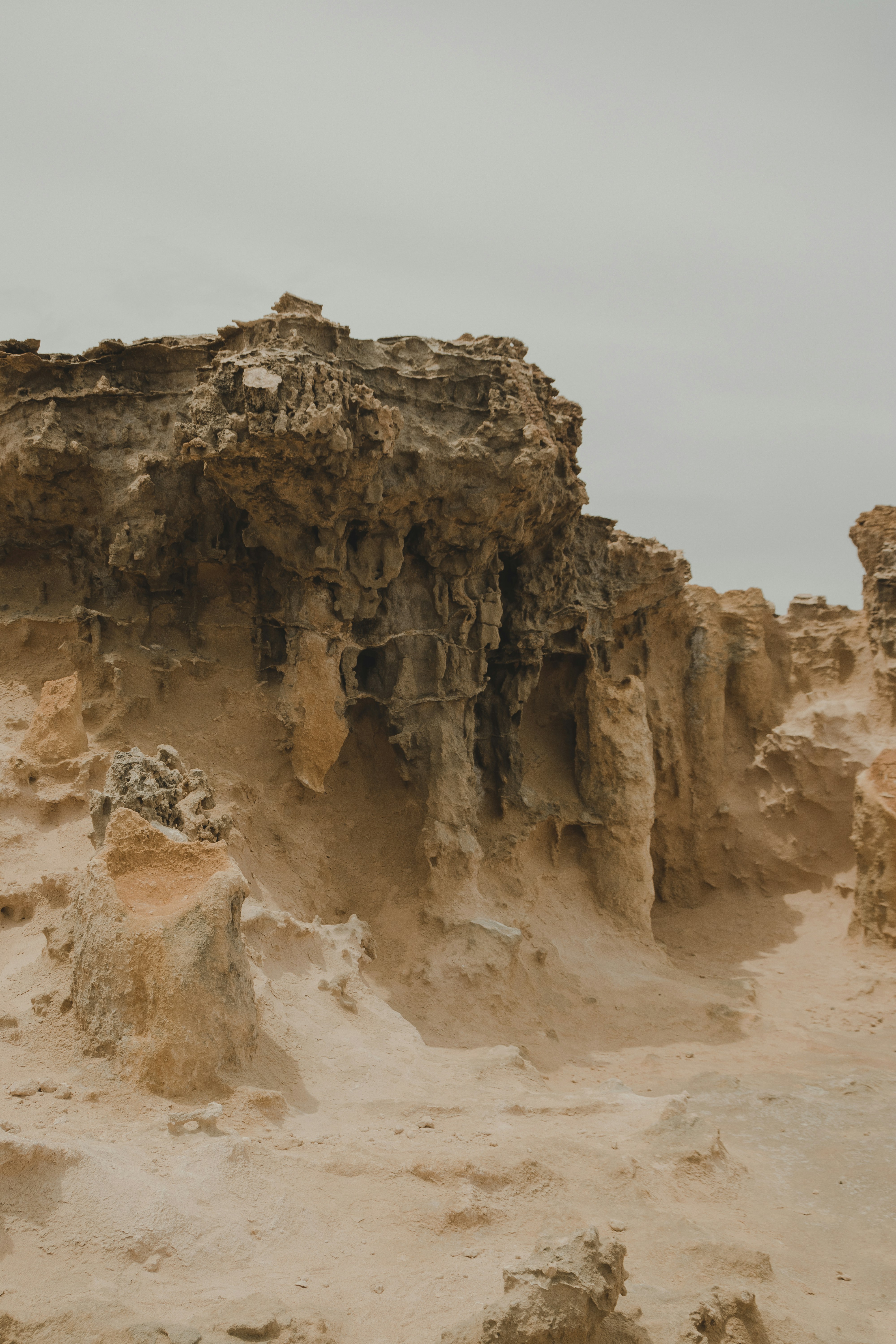 Desert Eroded Rock Formations