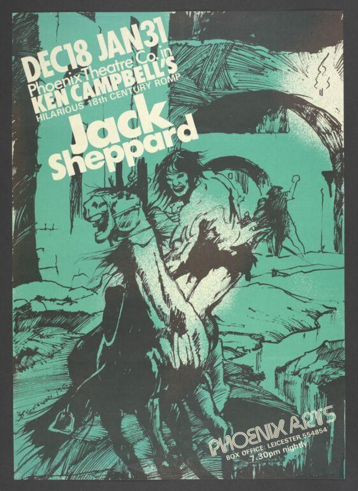 Jack Sheppard Theatre Performance Poster