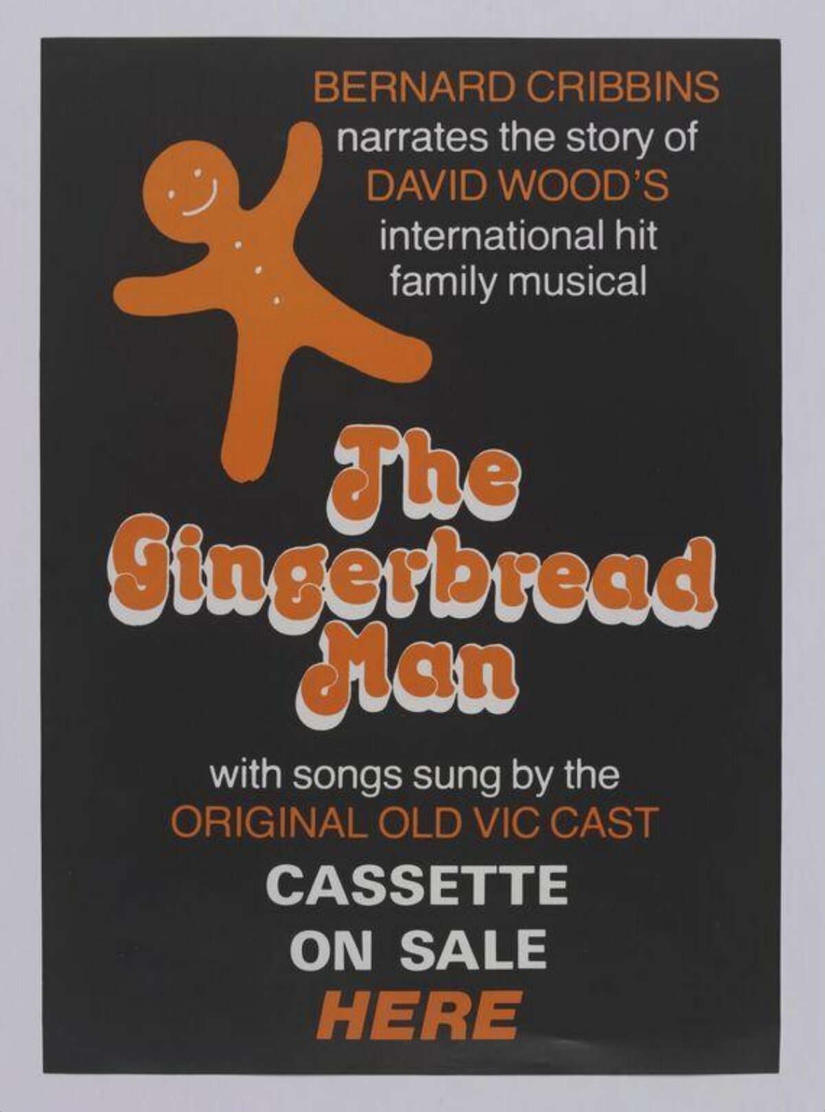 The Gingerbread Man Cassette Sale Poster