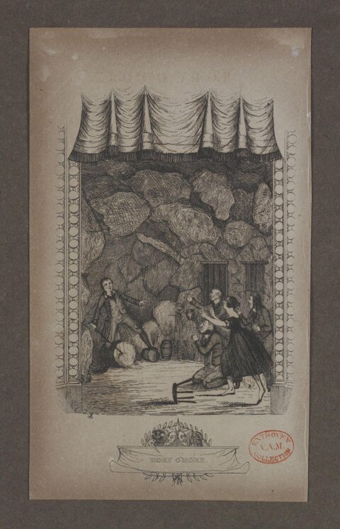 Rory O'More Theater Scene Illustration