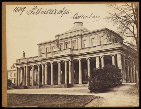 Pittville Spa Cheltenham Vintage View