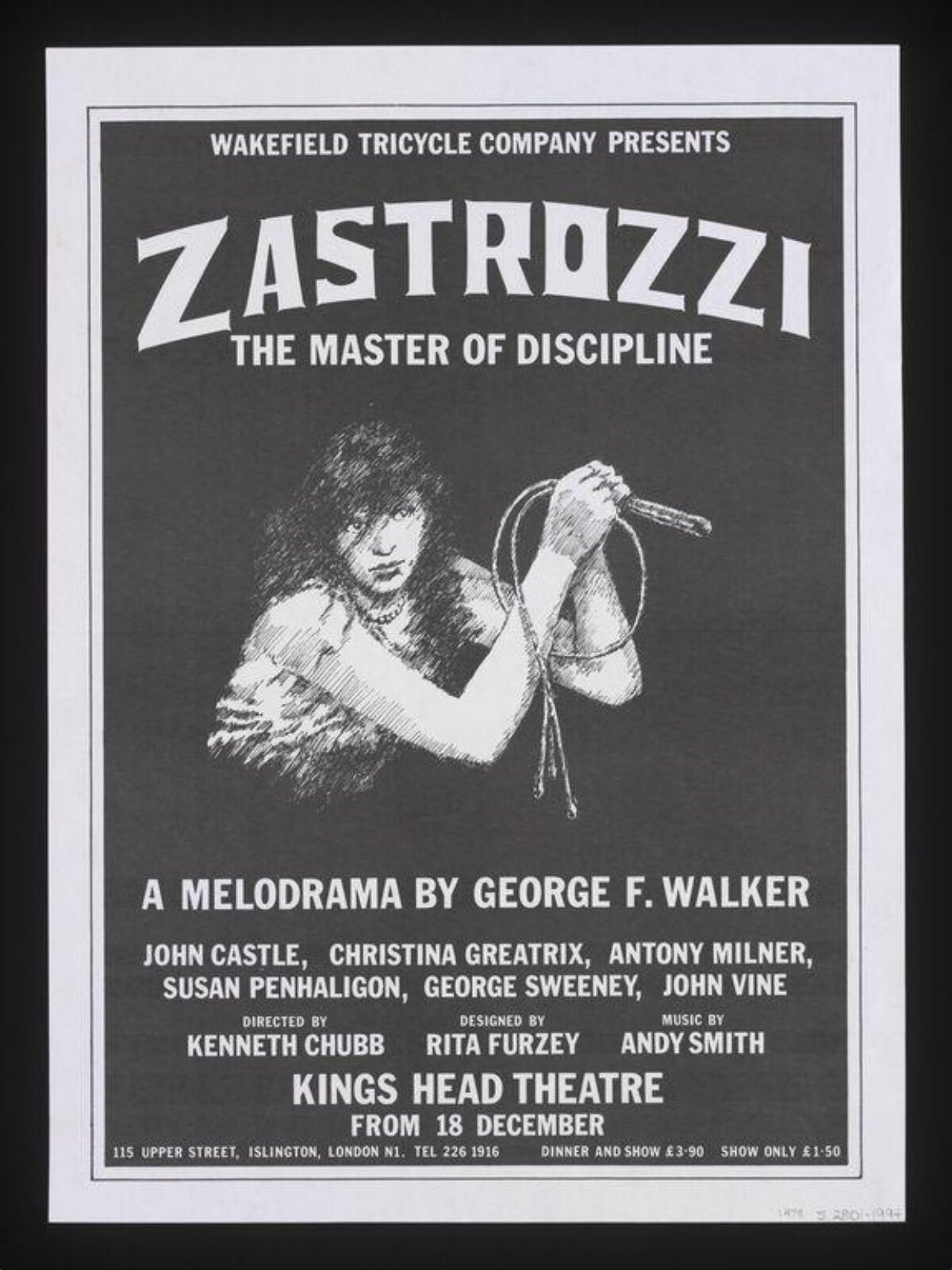 Zastrozzi Theatre Play Poster