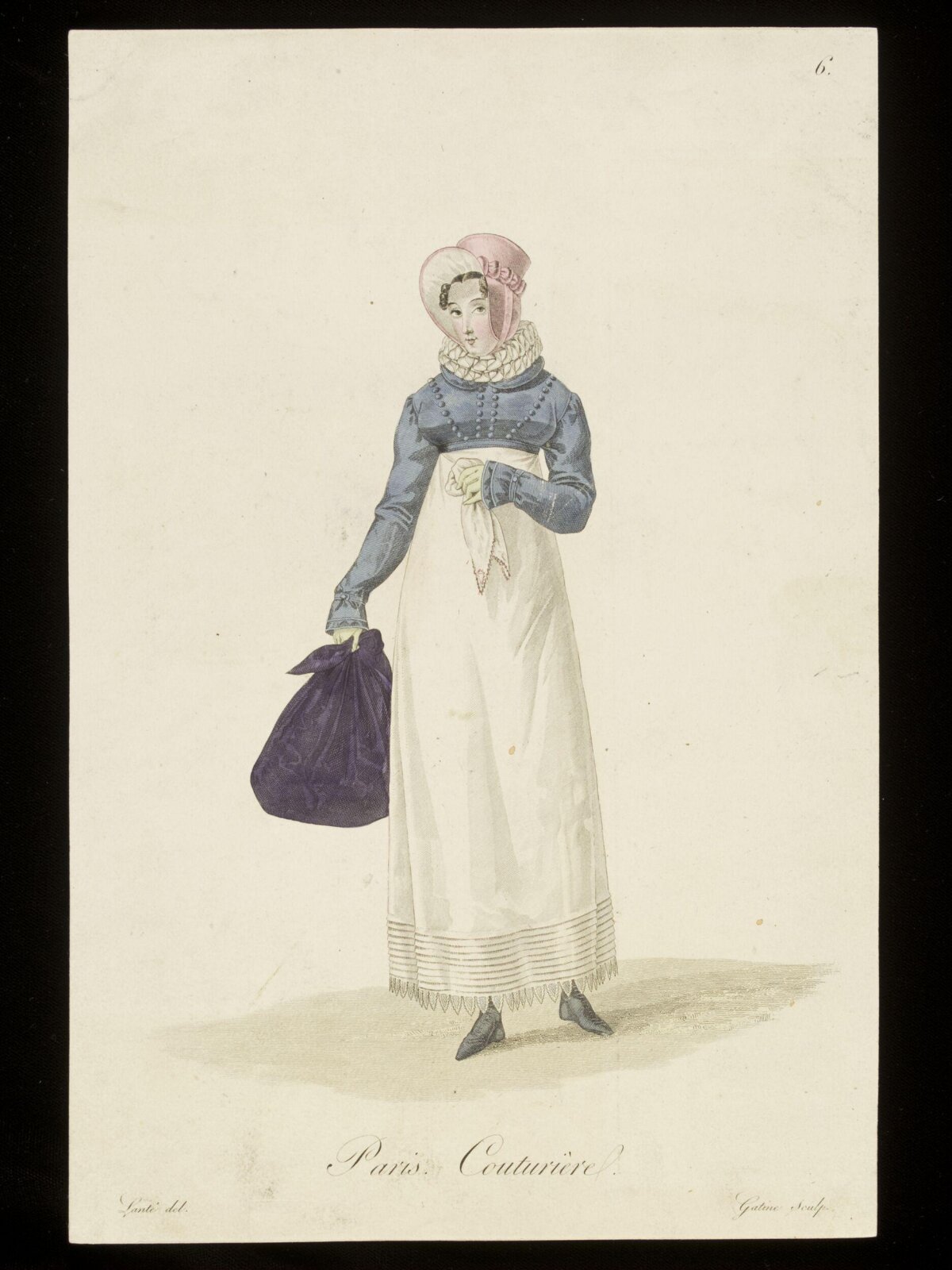 Paris Couturière Fashion Print