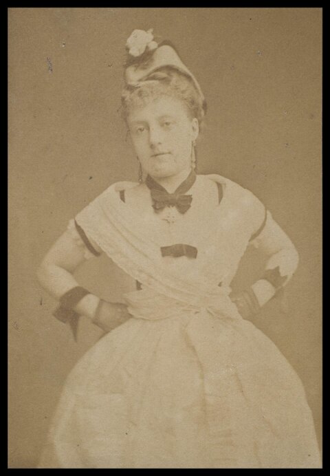 Vintage Victorian Woman Portrait