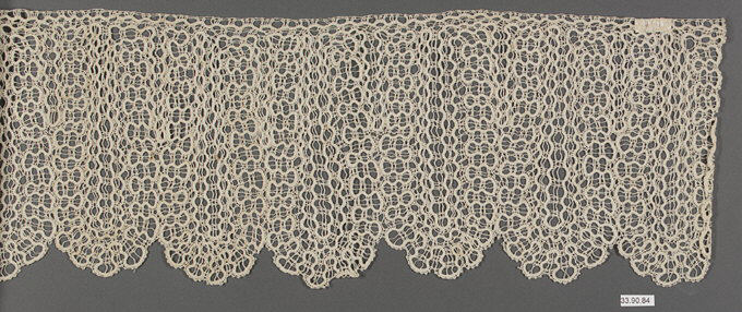 Antique Handmade Lace Border
