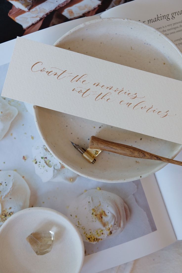 Count Memories Not Calories Calligraphy