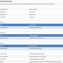 Payroll Summary