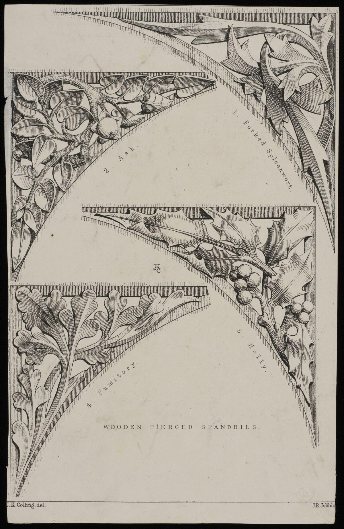 Wooden Pierced Spandrils Designs