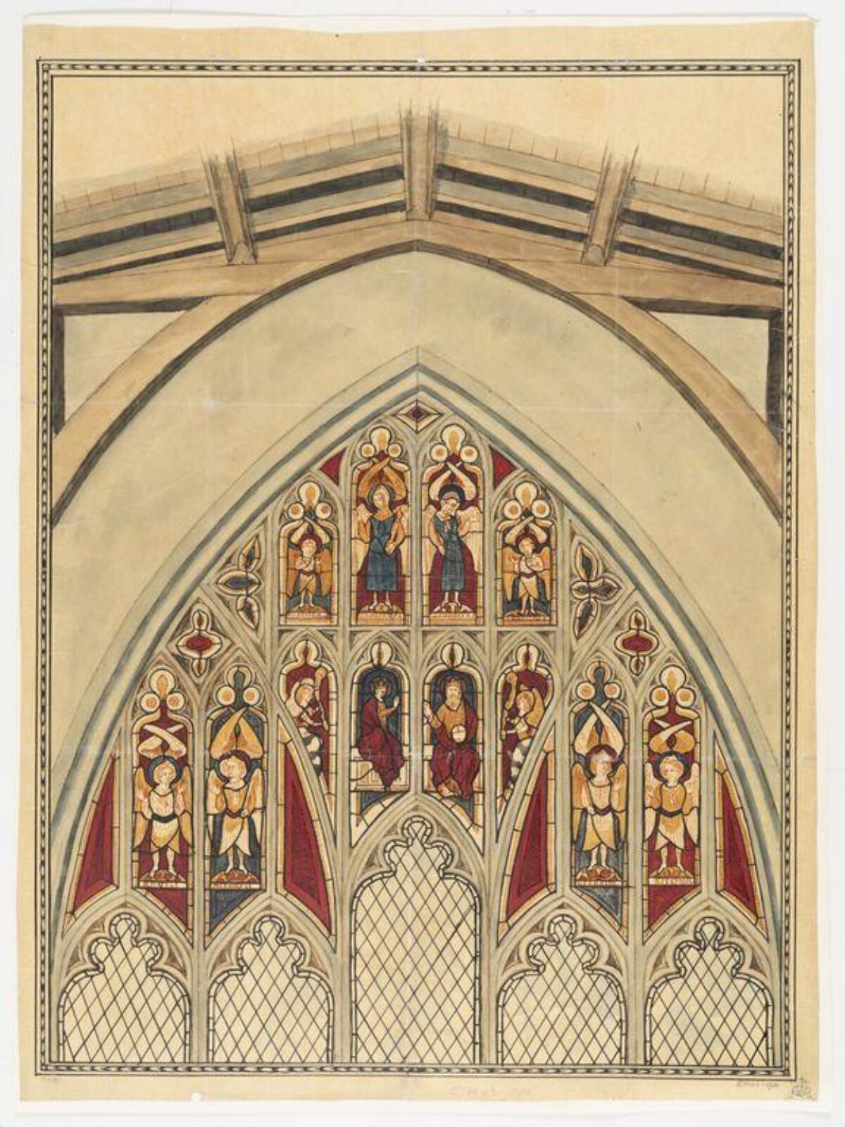 Gothic Stained Glass Window Design