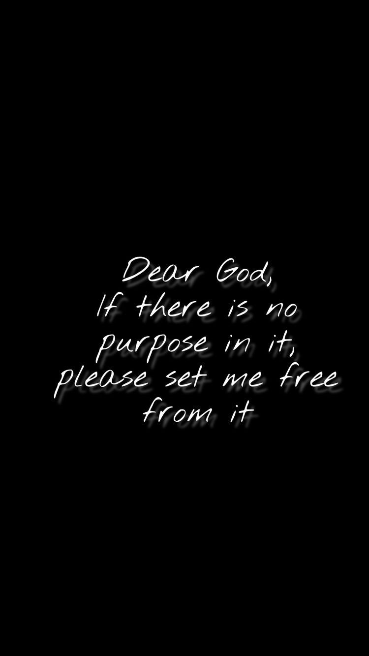 Prayer Quote on Black Background