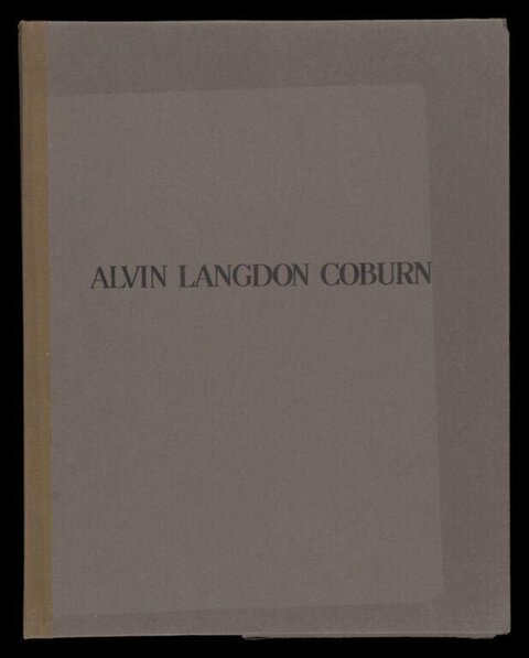 Alvin Langdon Coburn Book Cover