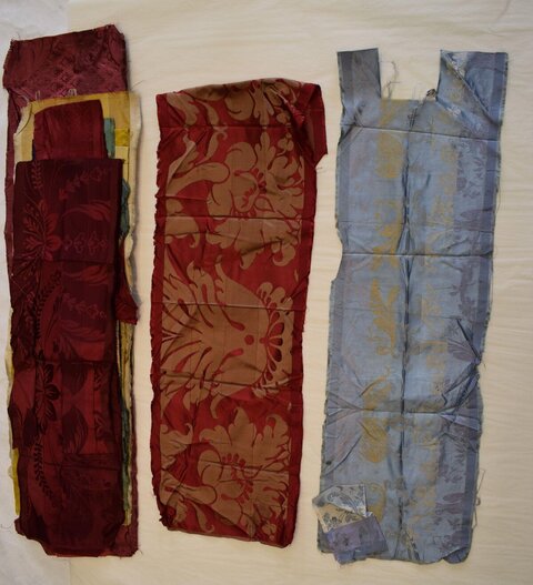 Vintage Patterned Fabric Scraps