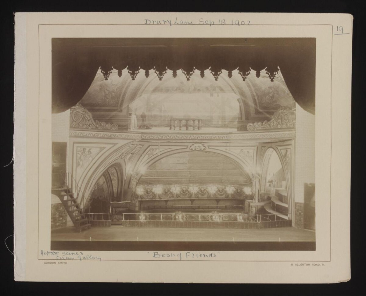 1902 Drury Lane Theatre Stage Set