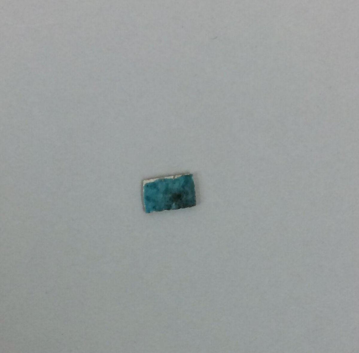 Small Blue Mineral Fragment