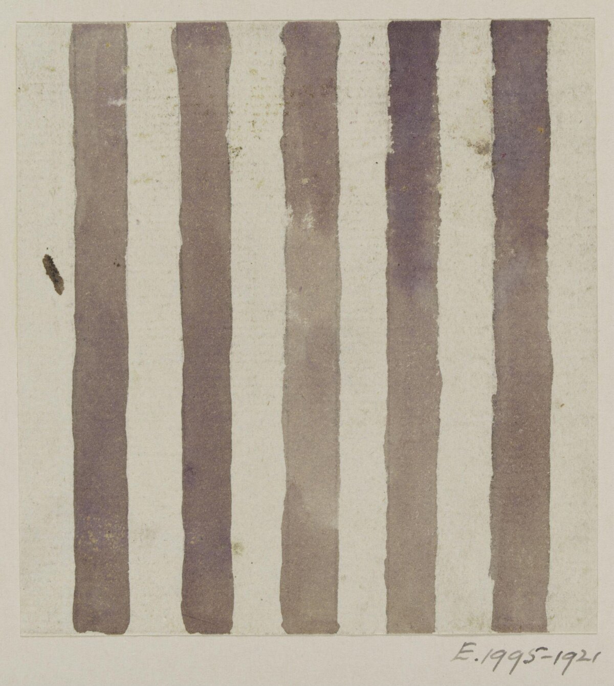 Purple Vertical Stripe Study