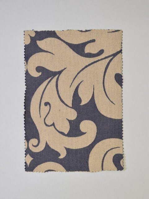 Damask Pattern Fabric Swatch