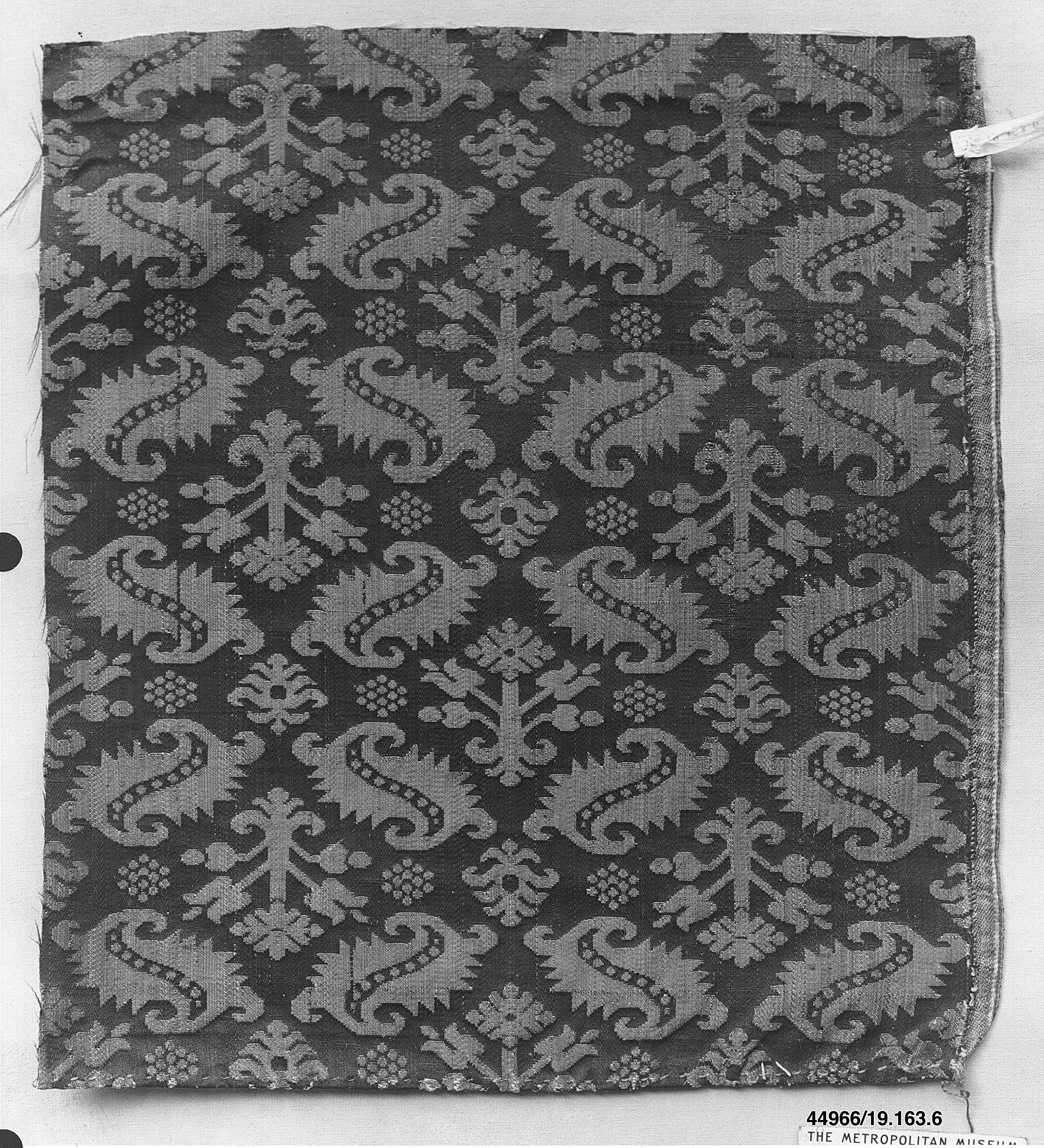 Antique Patterned Textile Fragment