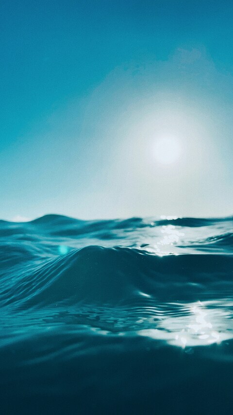 Sunlit Underwater Ocean View