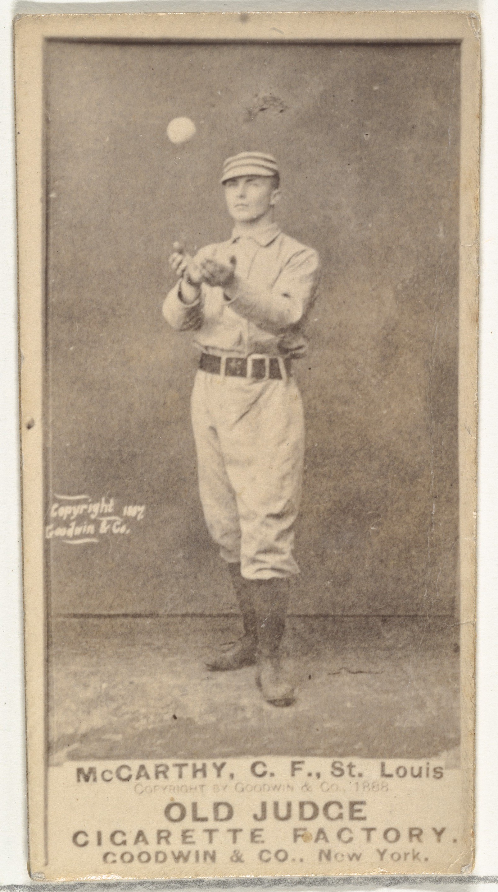 1888 Old Judge McCarthy Baseball Card