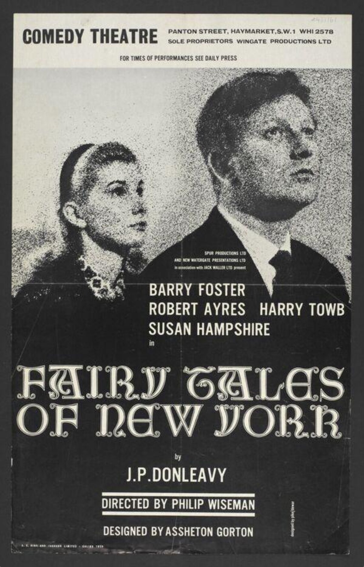 Fairy Tales of New York Theater Poster
