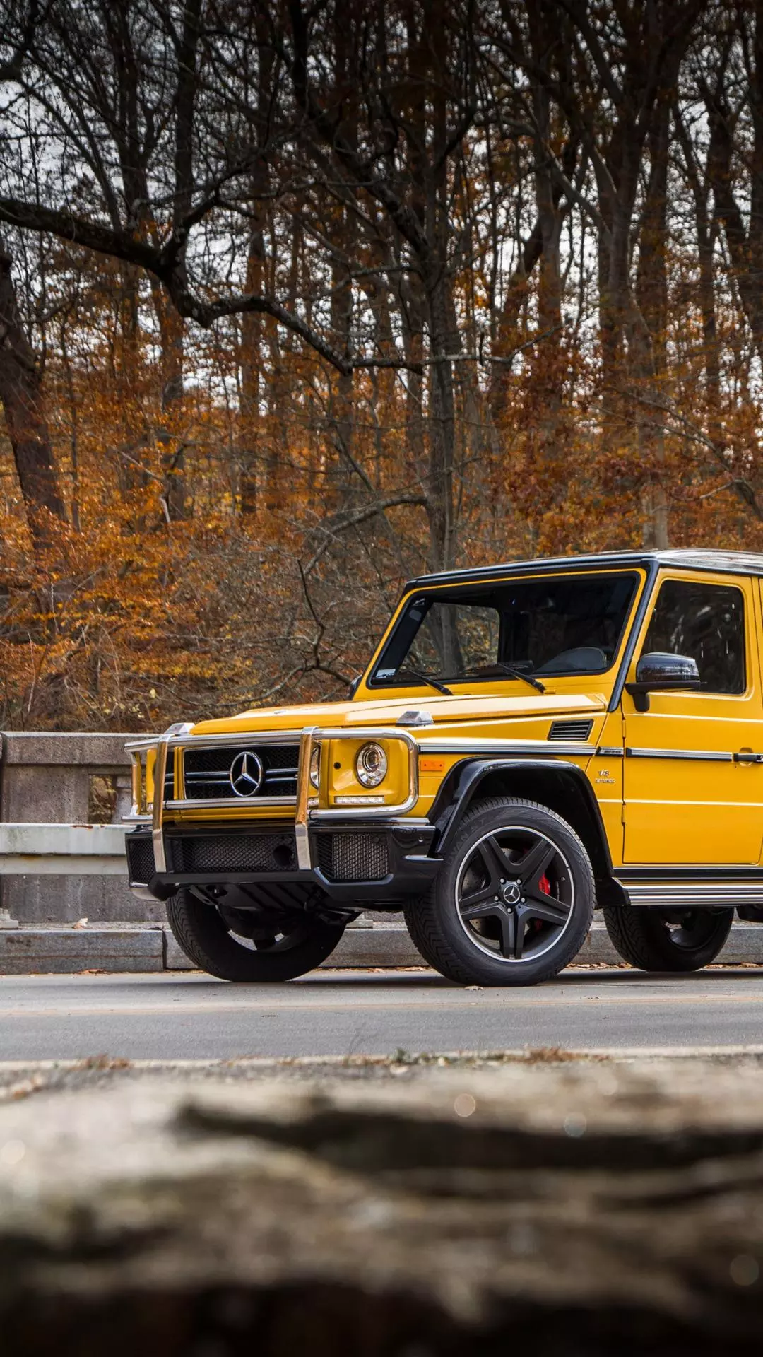 Yellow Mercedes G-Class by Autumn Forest