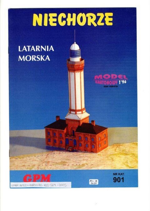 Niechorze Lighthouse Paper Model Cover