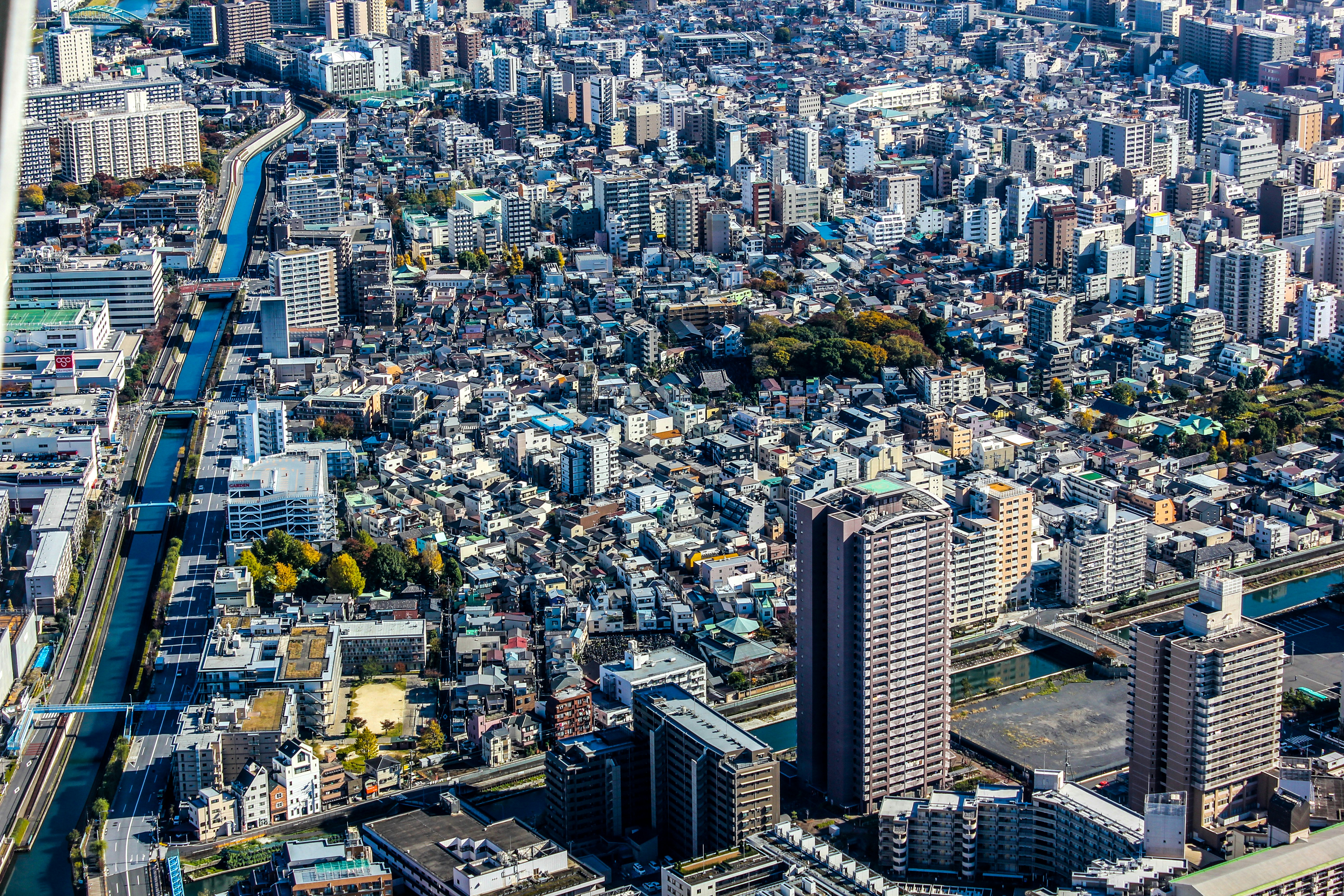 Tokyo City Aerial View