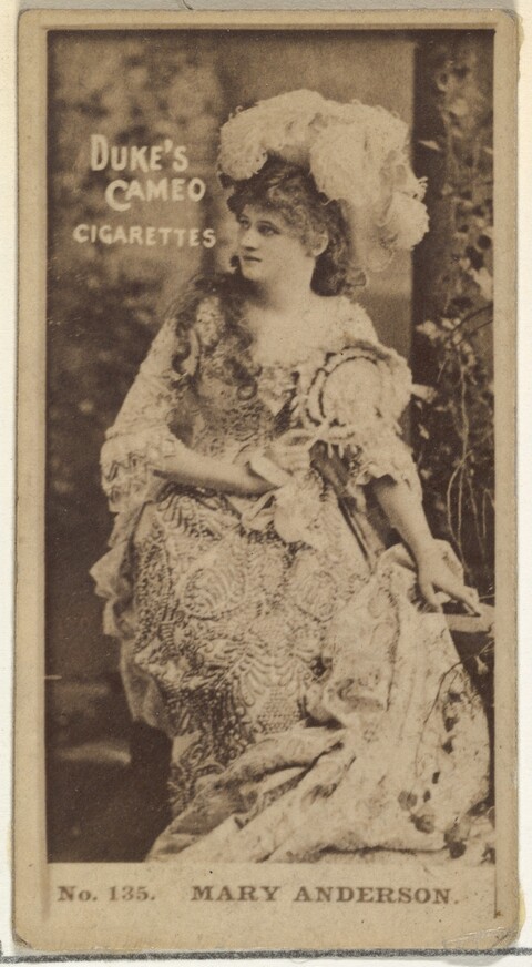 Duke's Cameo Cigarettes Mary Anderson Card