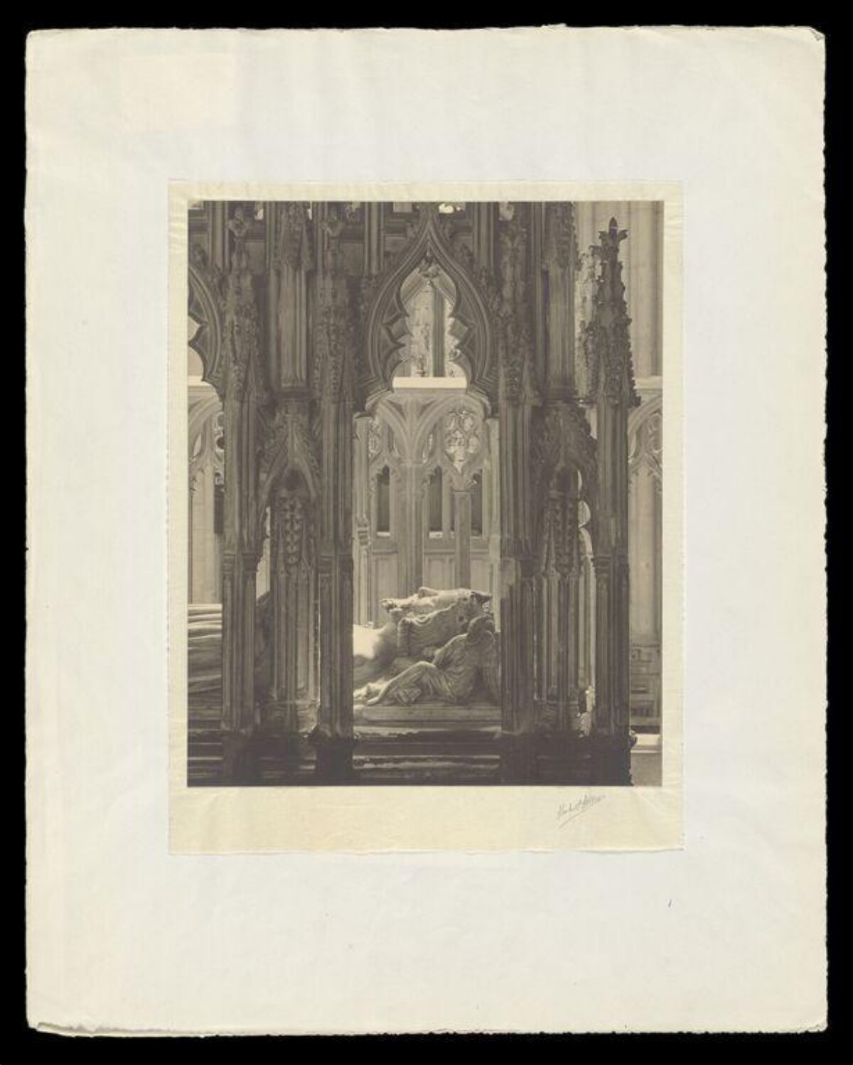Gothic Cathedral Tomb Sculpture