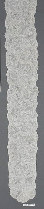 White Embroidered Lace Trim Strip
