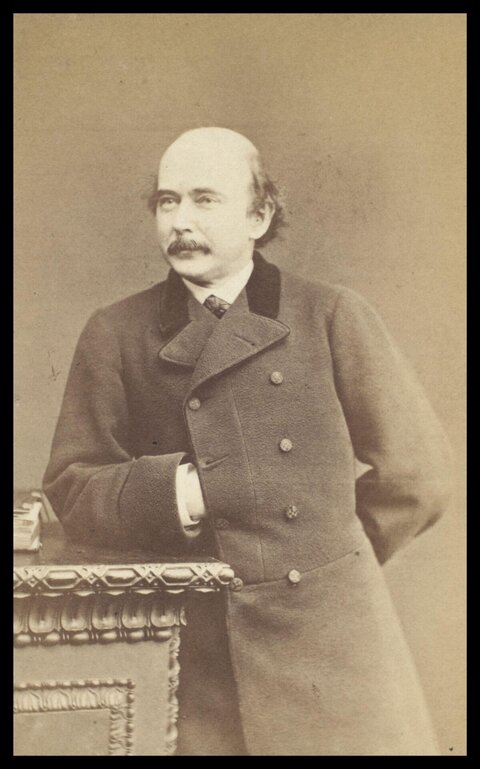Vintage Portrait of a 19th Century Gentleman