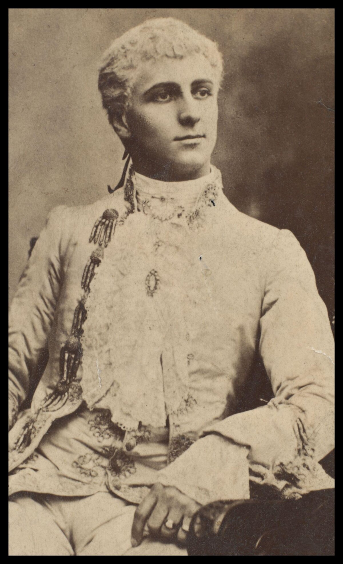 Vintage Portrait of Victorian Male Performer