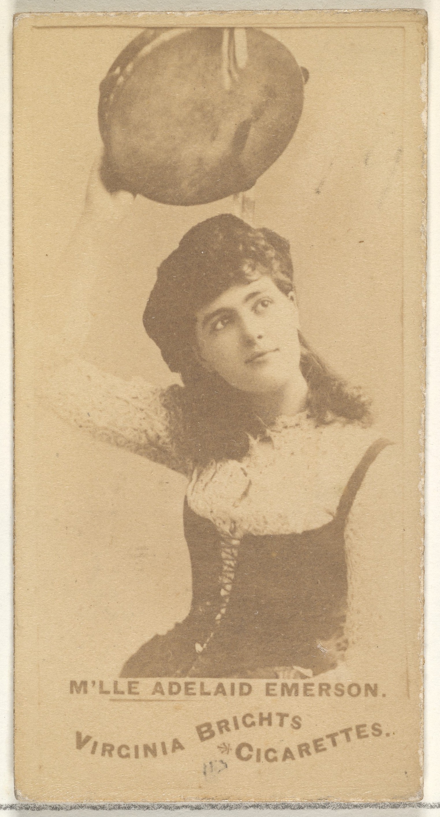 Vintage Cigarette Card Portrait
