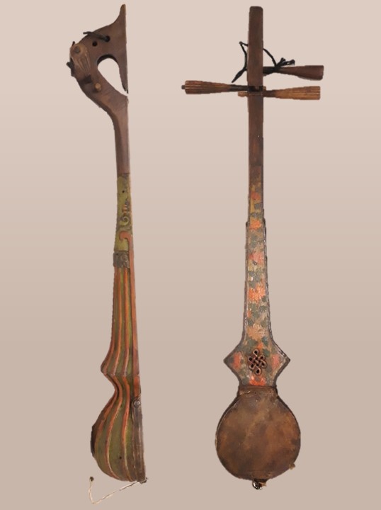 Two Antique Traditional String Instruments