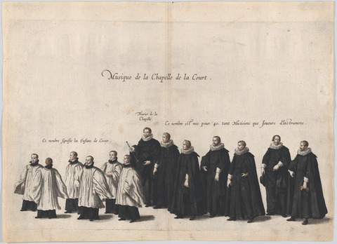 Procession of French Court Chapel Musicians
