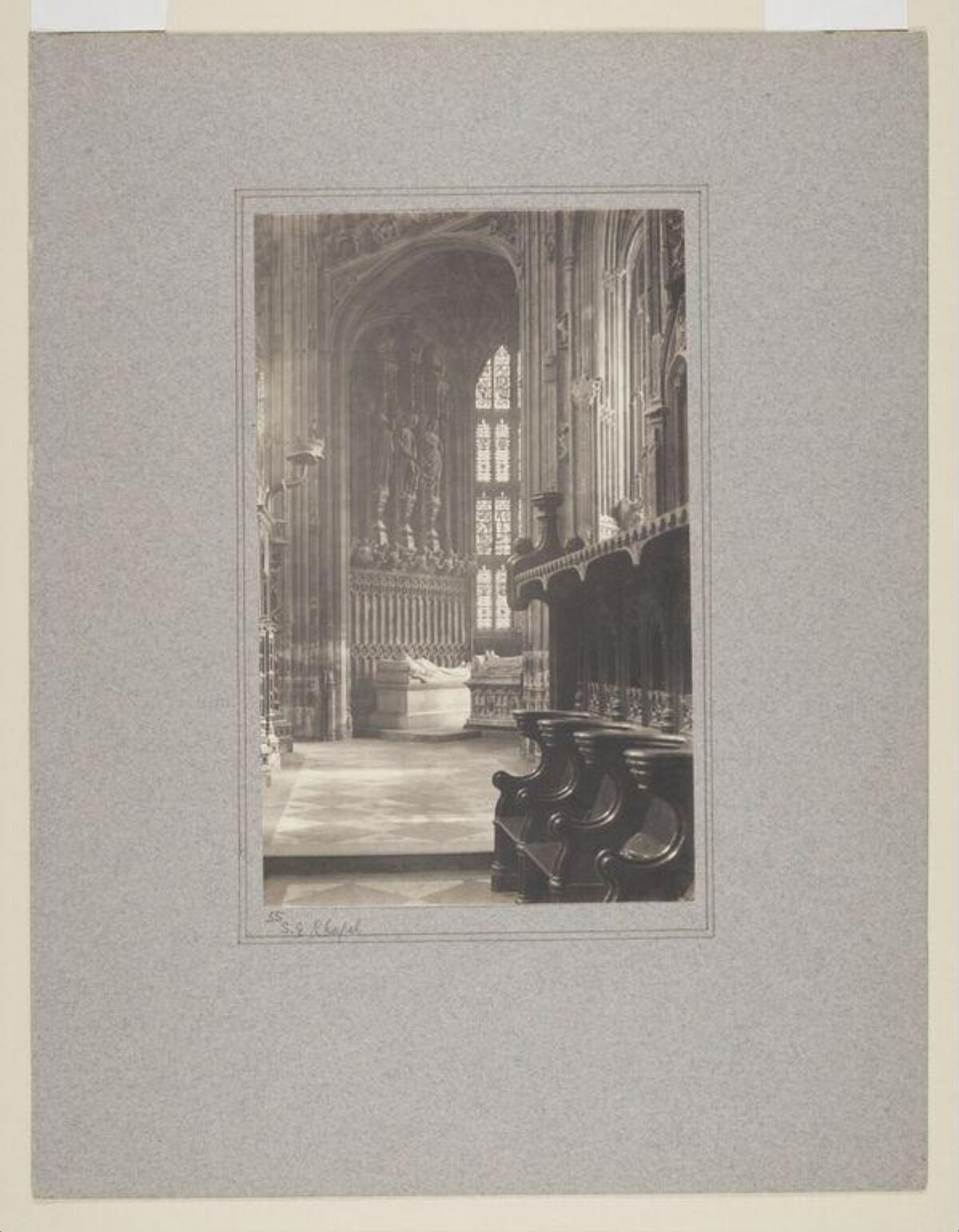 Vintage Gothic Chapel Interior