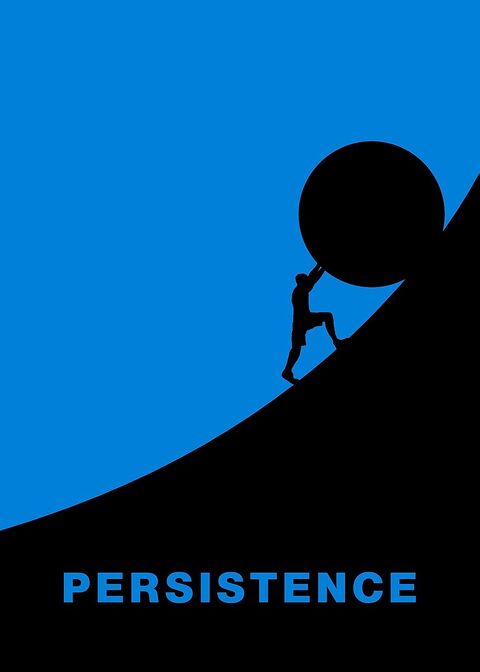 Persistence Motivational Illustration